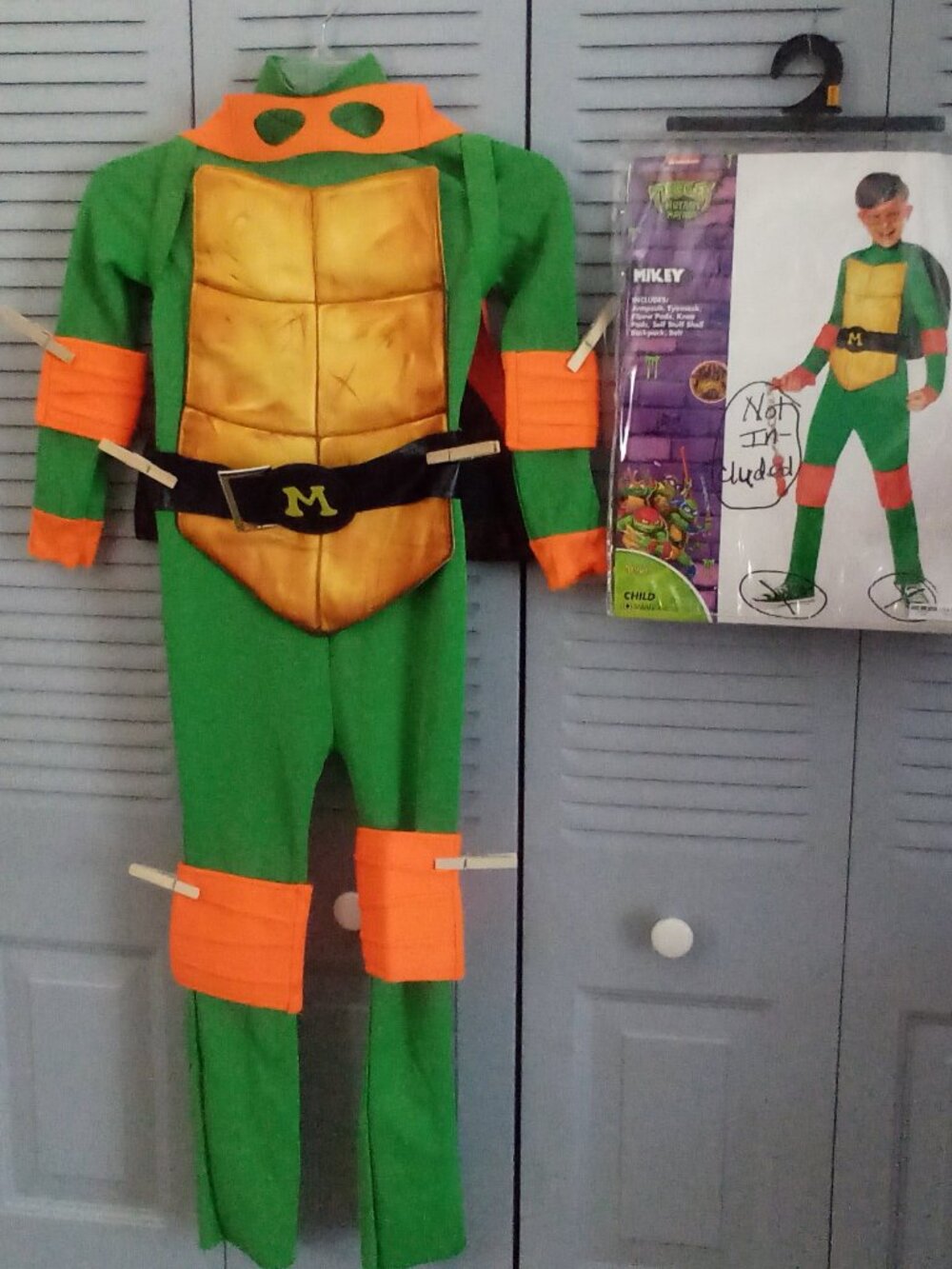 CHILD S MIKEY MICHELANGELO TEENAGE MUTANT NINJA TURTLES SPIRIT HALLOWEEN COSTUME
